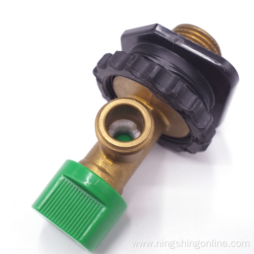 PVC brass bracket valve